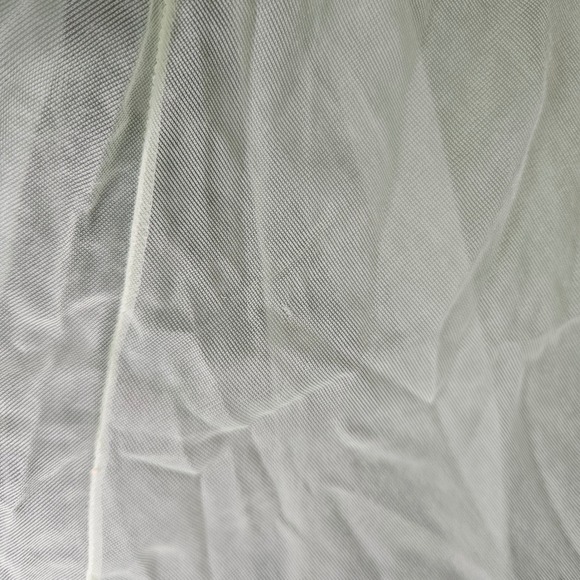 Vintage Mint Green Sheer Babydoll Nightgown Ruffle Lace - Picture 6 of 9